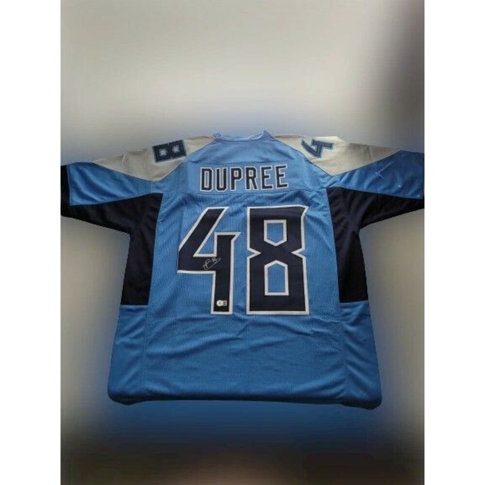 BUD DUPREE Autographed Tennessee Titans Jersey (Beckett)